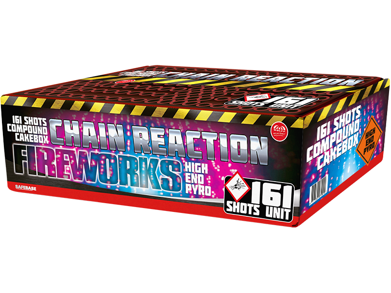 Chain Reaction - 161 Schuss Verbundfeuerwerk