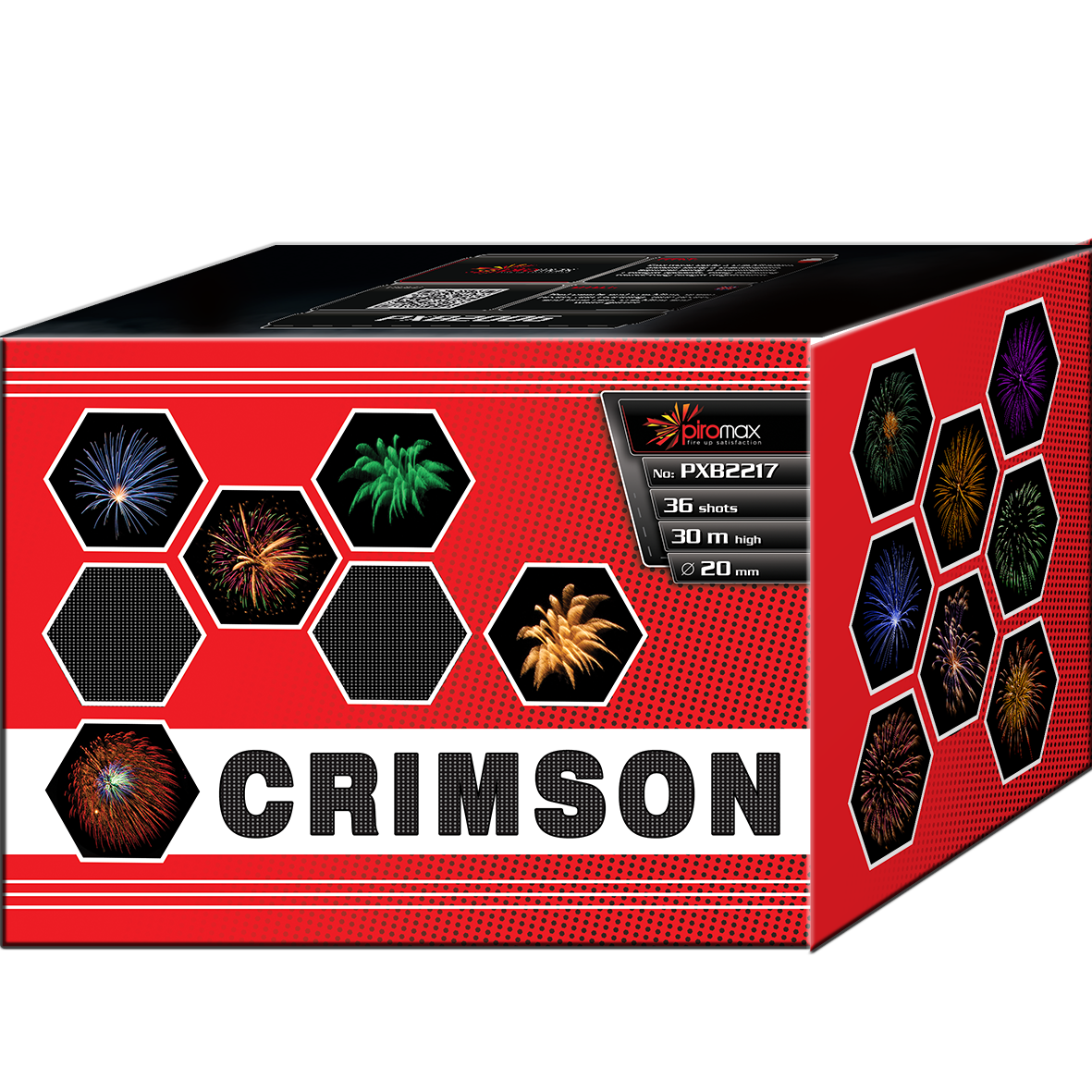 Crimson - 36 Schuss Feuerwerksbatterie