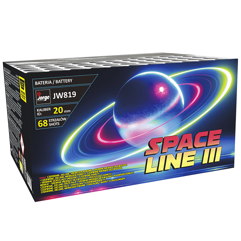 JW819 - SPACE LINE III - 68 Schuss Fächerbatterie